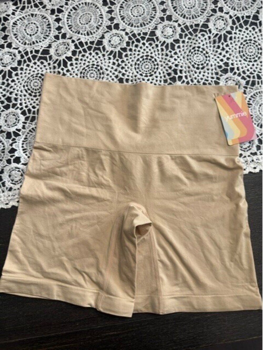 NWT Nude Yummie high waist shaping nude boyshort seamless shapewear size 1X/2X